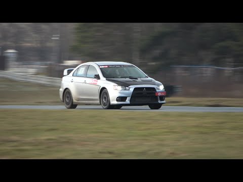 Łukasz Borowski, Mitsubishi Lancer Evo X - VI SuperOES 2021 Tor Poznań - 15.01.2022