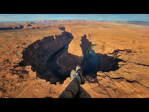 Flying To The Bottom Of A 1,000 Foot Canyon! - Horseshoe Bend