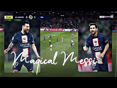 Messi Goal💖 Vs Ajaccio||Whatsapp Status||Messi Magic||