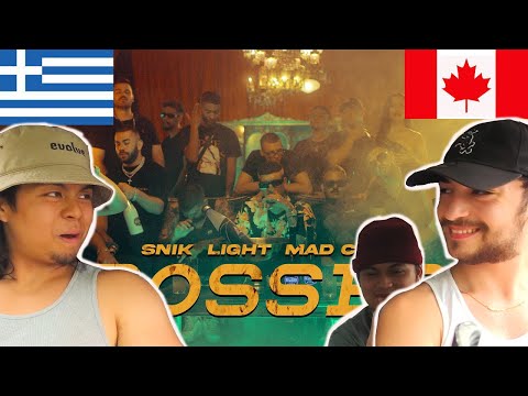 CANADIANS REACT TO GREEK RAP - SNIK ft. Light, Mad Clip - BOSSES (Official Music Video)