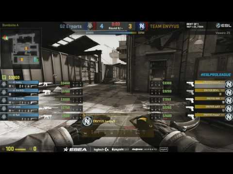 EnVyUs VS G2 Esport - ESL Pro League - Train