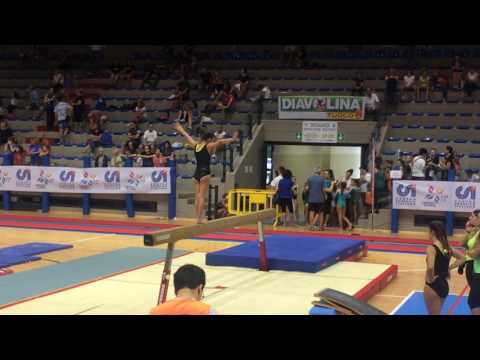 Zoe Forcinelli trave prima classificata