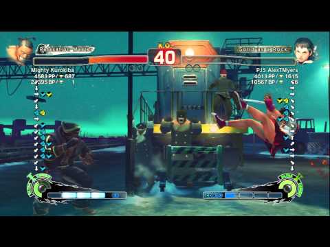 Mighty Kurokiba [Dee Jay] Vs PJS AlexTMyers [Sakura] SSF4 Arcade Edition 2012 720 HD