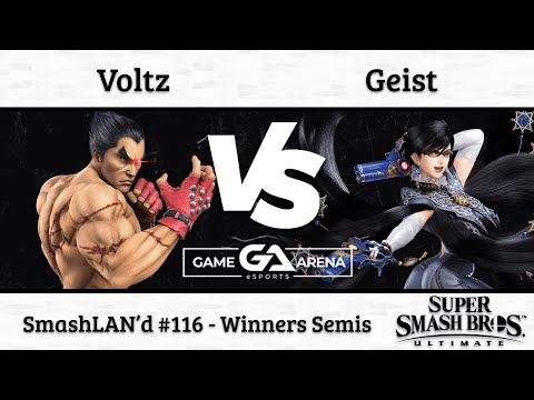 SmashLAN'd 116: Voltz (Pikachu, Kazuya) vs. Geist (Bayonetta) - Winners Semis