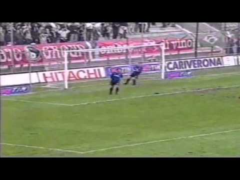 Serie A 2000-2001, day 02 Vicenza - Atalanta 1-2 (Toni, Doni, Rossini)