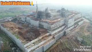 preview picture of video 'Top view of Yadadri Sri Laxmi Narsimha swamy temple Yadagiri Gutta'