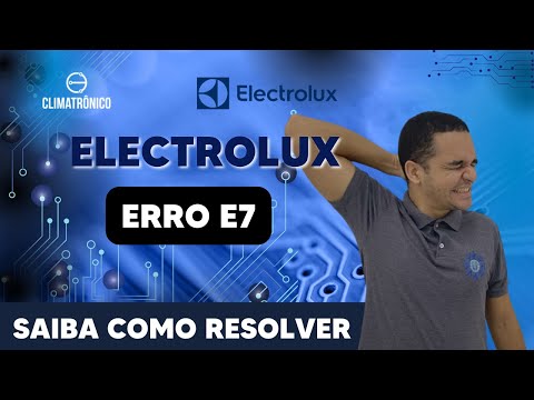 Vídeo: ERRO E7 | ELECTROLUX | Resolva com 2 Componentes Rápido