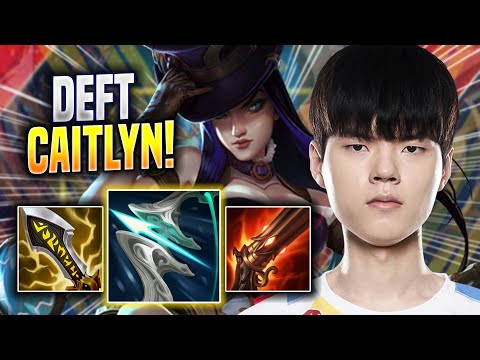 DEFT IS A MONSTER WITH CAITLYN! - DK Deft Plays Caitlyn ADC vs Seraphine! | Season 2023