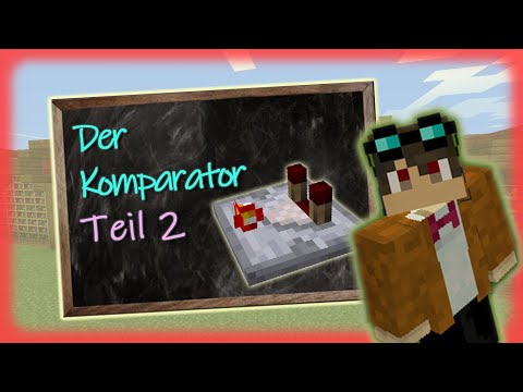 Redstone-Schule Folge 9 - Komparator Teil 2 - Signale vergleichen - Füllstand anzeigen