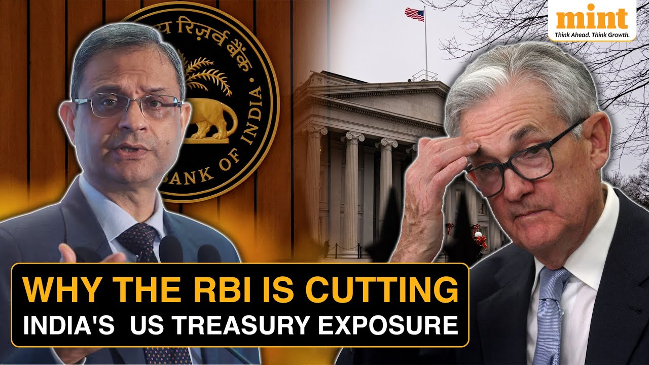 India Cuts Down Its US Treasury Reserve Holdings By 21%| Why Is The RBI Cutting Its Dollar Exposure