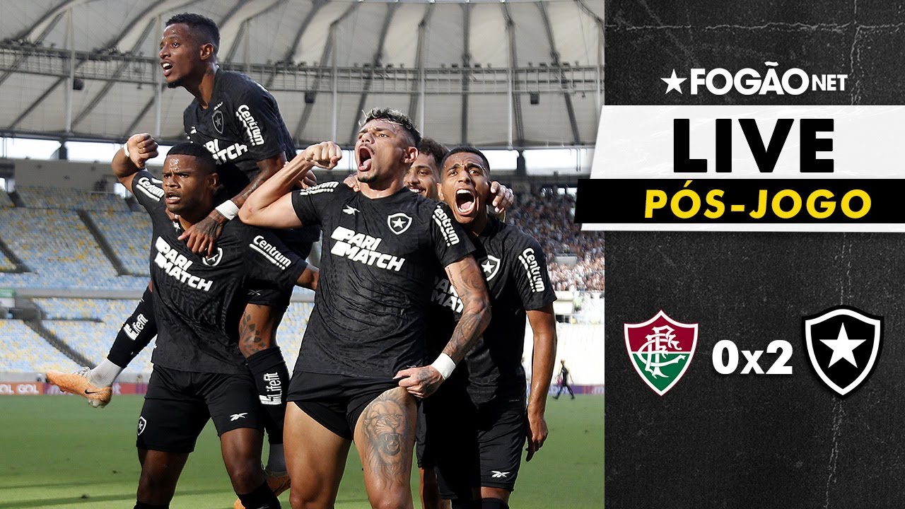 LIVE | Pós-jogo e repercussão da grande vitória do Botafogo sobre o Fluminense no Maracanã