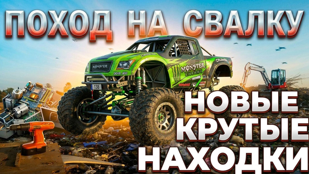 Поход на Свалку - Кто Выкинул Монстр Трак в Мусор?