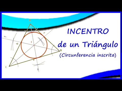 INCENTRO DE UN TRIÁNGULO