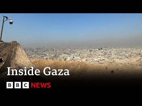 Video | Inside Gaza, BBC sees total devastation after two years of war | BBC News