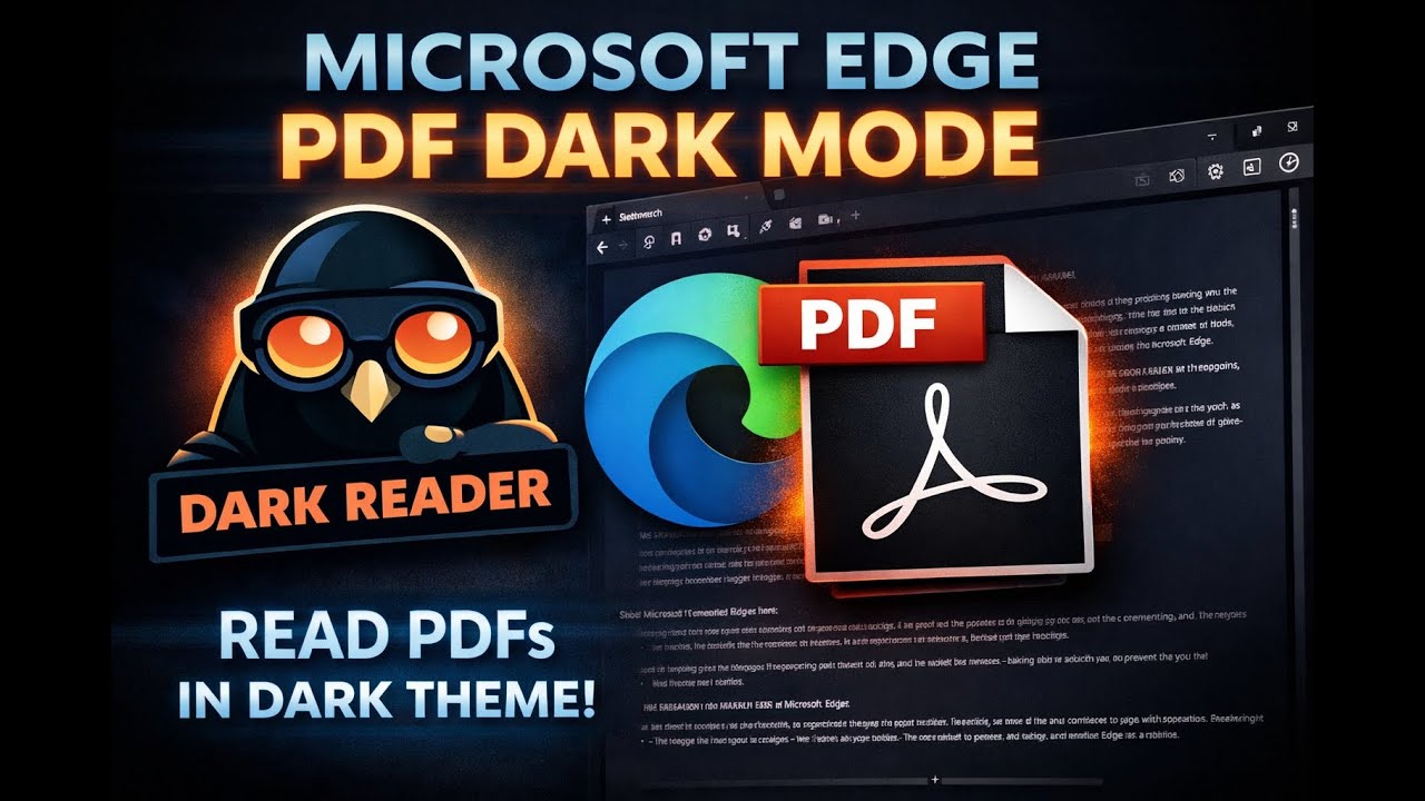 Microsoft Edge PDF Dark Mode – Read PDFs in Dark Theme
