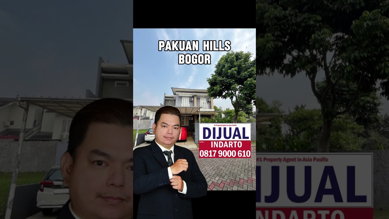 Di Jual Rumah Cantik Hoek SHM LT 310M² LB 145M² di Pakuan Hills , Tajur , Bogor , Lokasi Sejuk dan Nyaman , View Gunung