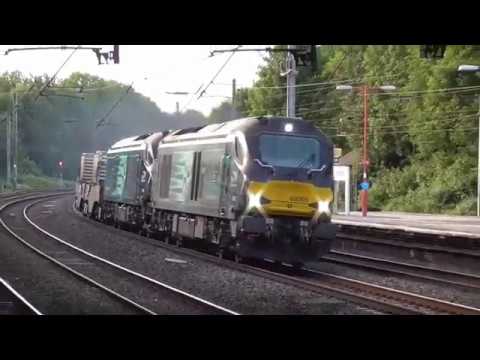 68005/68034 6k73 Sellafield - Crewe flasks, 11th - 12th June 2018