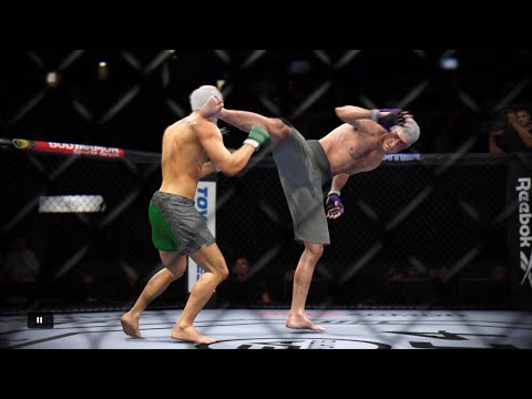 Bill Gates vs. Old Bruce Lee - EA sports UFC 4