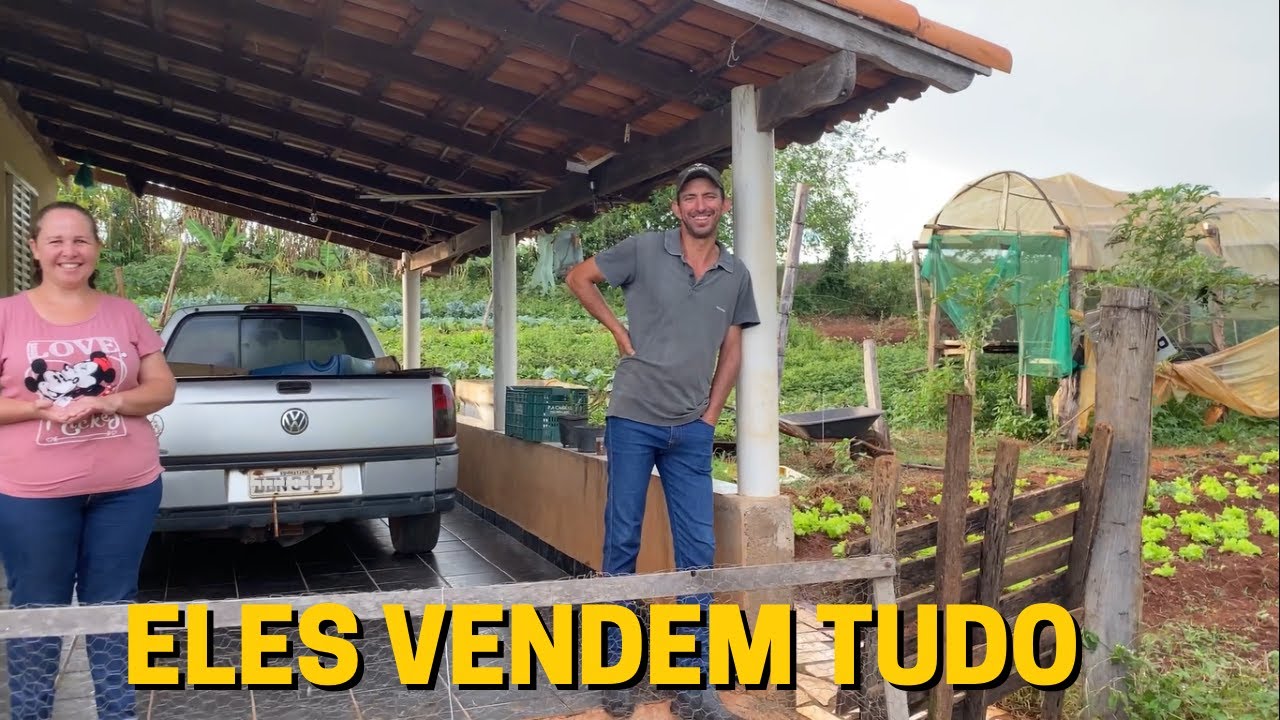 TODA RENDA DA FAMÍLIA VEM DA HORTA ORGÂNICA