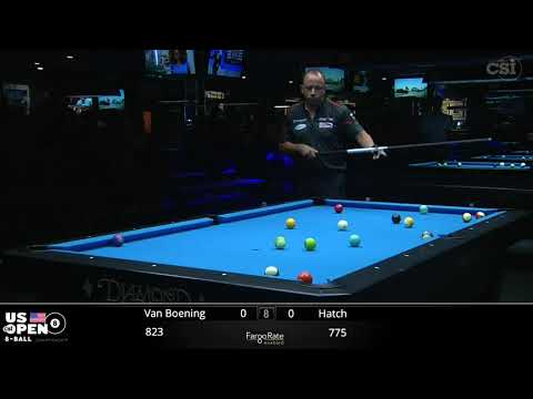8-BALL | Shane VAN BOENING vs Dennis HATCH | 2019 US Open 8-Ball Championship