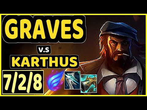 DJOKO (GRAVES) vs KARTHUS - 7/2/8 KDA JUNGLE GAMEPLAY - EUW Ranked DIAMOND