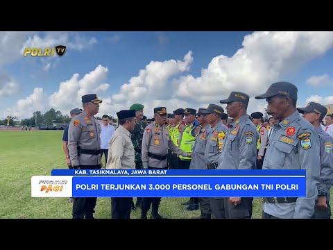 POLRES TASIKMALAYA GELAR APEL PASUKAN PEMUNGUTAN SUARA ULANG PEMILIHAN BUPATI