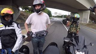 ATL Bike Night + CRAZY Stunts !!