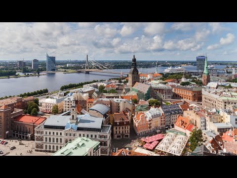 Riga, Latvia 🇱🇻 | 4K Drone Footage