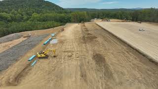 Unique Aerial View® - Roane County, TN Warehouse Project Monthly Progress