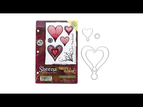 Crafter's Companion Create a Flower Die   Stamp Set