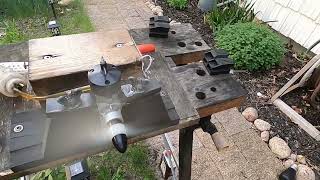 2.5cc (.15ci) map3 MARZ diesel model airplane engine first runs.