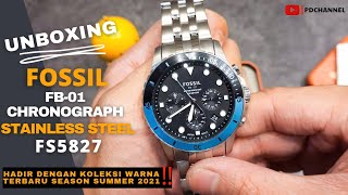 FOSSIL FB-01 CHRONOGRAPH STAINLESS STEEL | FS5827