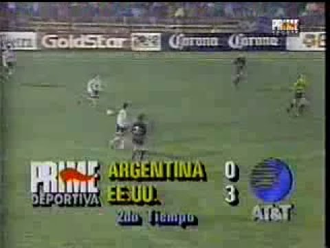 Argentina 0 - USA 3,1995 Copa America