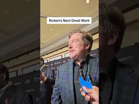 We are ready and waiting for Ricken's next great work. Full interview on Patreon. #PaleyFest