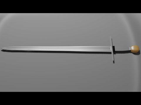 How to Make a Basic Sword in EEVEE for Blender 2.82A