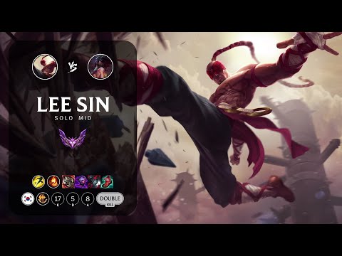 Lee Sin Mid vs Akali - KR Master Patch 12.23