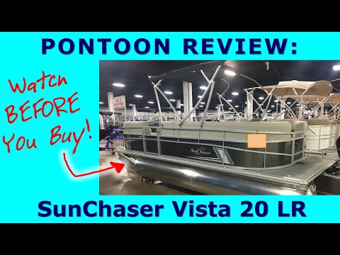 Value Pontoon Review:  2021 Sunchaser 20 Vista LR 3