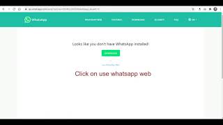 Send WhatsApp message without saving mobile number on whatsapp web