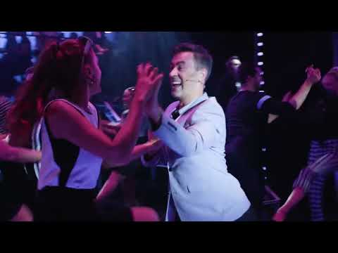 Finale confetti image echoing the cast album’s high-energy curtain call