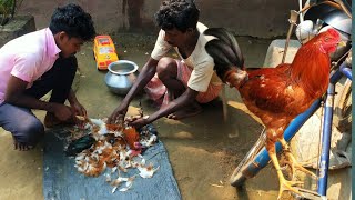 Village Famous Red Country Chicken Curry — Tribal Boy In Oven