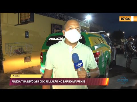 Dois jovens são presos por portarem arma dentro de bar no Mafrense 22 04 2021