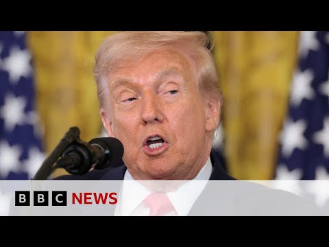 Video | Donald Trump calls for FBI probe into Jeffrey Epstein and Bill Clinton | BBC News