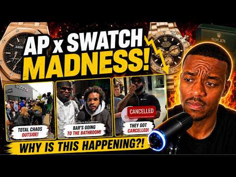 People Didn’t SHOWER for This Watch?! Americans Go Crazy over Audemars Piguet x Swatch Watch