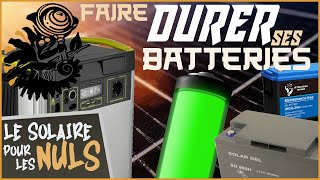 Photovoltaïque (5/7) - Faire durer sa batterie (plomb, GEL, AGM, Lithium)