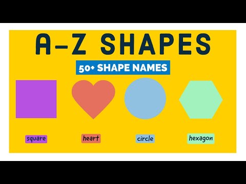 A to Z of Shapes | ABC of Shapes | Alphabets of Shapes