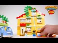 ¡Casa Lego Duplo para niños! Aprenda palabras comunes con juguetes de bloques de construcción =)