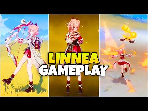 LINNEA GAMEPLAY LEAK | Genshin 6.5 Beta First Look