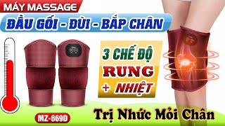 Video máy massage đầu gối trị liệu căng cơ đau cơ với nhiệt rung nóng Ming Zhen MZ-669D