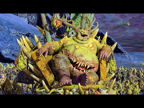Nurgle Battle Against Miao Ying The Storm Dragon | Total War Warhammer 3 | Cinematic Battle