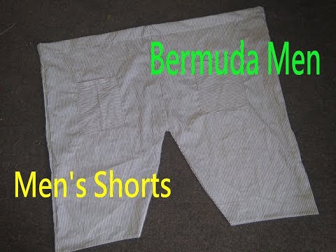 Bermuda Men| Men's Shorts | Men's Shorts Guide | Three Quarter Pants Cutting & Stitching Tutorial Video